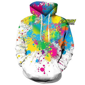 เสื้อฮู้ดดี้ผู้ชายแบบแห้งเร็ว พิมพ์ลายสกรีน ปักลายตามสั่ง ขายส่ง รับทำโลโก้ตามสั่ง ผ้าฟลีซ ฮิปฮอป - Product Image 5