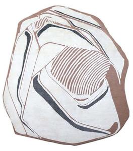 Alfombra de lana con mechones a mano a rayas de contorno, alfombra moderna de calidad fina para decoración del hogar, diseño personalizado para sala de estar y dormitorio - Product Image 6