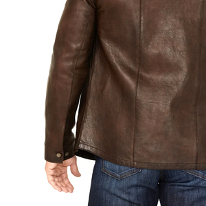 New Hot Sale Leather Jacket for Men and <b>Top</b> Quality Wholesale Customized New Fashion Men Leather jacket for men DDP Shipping - Product Image 6