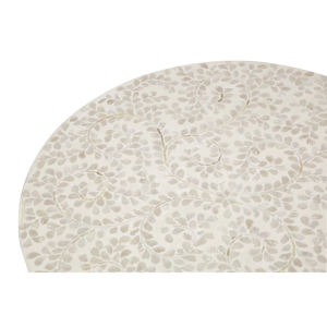 Mesa auxiliar de diseño Simple y moderno, mesa redonda con perlas incrustadas, suministro directo de fábrica - Product Image 2