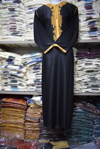 Túnicas Marroquíes Personalizadas ODM para Hombre, Estilo Casual de Verano, Listas para Usar, Largo hasta el Tobillo, Cuello Jubba, Transpirables, de Viscosa, para Otoño - Product Image 6