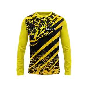 Col ras du cou GAA football gaélique avec poignets côtelés ourlet élastique et tissu respirant pour les équipes de camogie et de hurling OEM quantité minimale de commande Pakistan - Product Image 3