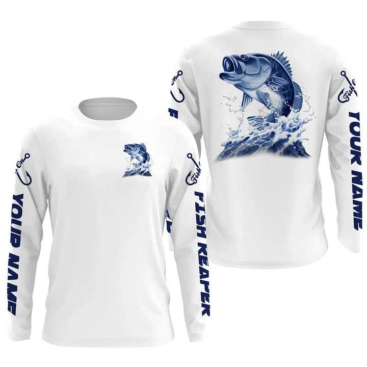 Custom sublimation fishing jersey with moisture wicking fabric and breathable mesh designed for professional and casual anglers