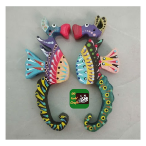 Décoration de poisson en bois vietnamien UNIQUE, ornements sculptés à la main pour la décoration murale des restaurants de stations balnéaires - Product Image 5