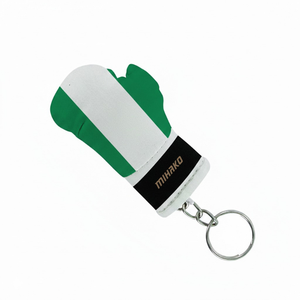 Promotional Mini Flag Boxing Gloves <b>Keychains</b> Custom Logo Printed Personalized Mini <b>Car</b> Hanging - Product Image 2