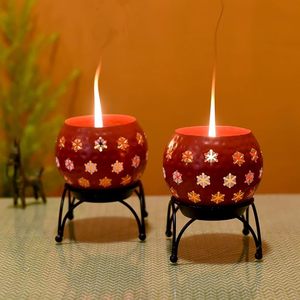 Room Decoration <b>Candle</b> Stand Handmade Metal in Iron Black Powder Coating <b>Candle</b> Stand & <b>Tea</b> Light Metal Bowl - Product Image 3