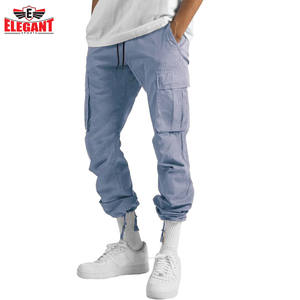 Pantalon cargo homme 100% coton, qualité premium, décontracté, athlétique, coupe droite ample, 6 poches. - Product Image 3