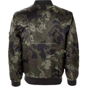 เสื้อแจ็กเก็ตเบสบอลของผู้ชายเสื้อกีฬาแบบหลวมผ้าแคนวาสสีขาวดำมีปกตั้งโลโก้ออกแบบได้ตามต้องการ - Product Image 2