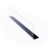 Panneau de séparation d'étagère en PVC transparent, durable et écologique, personnalisé OEM ODM, pour l'organisation des armoires de cuisine, des réfrigérateurs et des garde-manger
