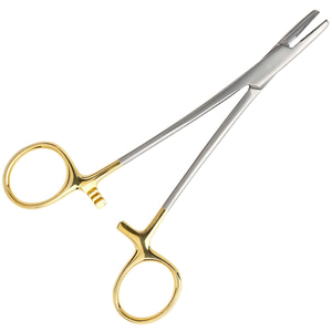 Instrumento quirúrgico manual de alta calidad Portaagujas Tc Mathieu de acero inoxidable - Product Image 1