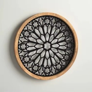 Encantador arte de pared rústico en metal recubierto de polvo gris con diseño moderno perfecto para exhibición interior y exterior de gran tamaño - Product Image 4