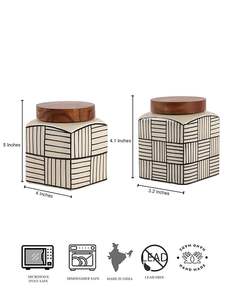 Best Selling Vintage Style Metal Food <b>Storage</b> <b>Jar</b> With Decorative Lid Perfect <b>For</b> Rustic Farmhouse And Country Style <b>Kitchens</b> - Product Image 6