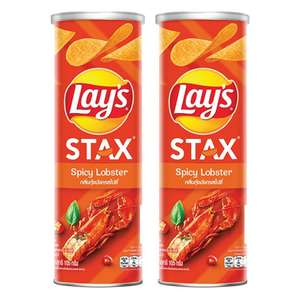 Lay's Stax Hot Chili Squid Chips de pomme de terre Texture dure Goût salé Emballage de 100g au meilleur prix - Product Image 1