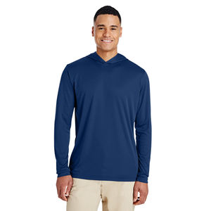 เสื้อสวมหัวเสื้อสวมหัวประสิทธิภาพ Tri-Blend Tee เสื้อสวมหัวขนแกะ Tri-blend เสื้อจัมเปอร์มีฮู้ดเสื้อยืด - Product Image 4