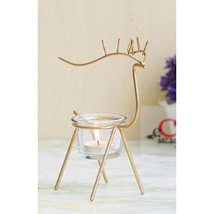 Christmas Decorative Reindeer <b>Candle</b> Holder Stylish Design Home Decor <b>Candle</b> Stand <b>Tealight</b> <b>Candle</b> Holder in Low Price - Product Image 6