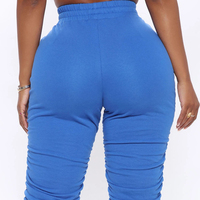 Pantalon de sport respirant, à séchage rapide, écologique, personnalisé, pour la gym, la forme physique et les sports, coupe régulière, taille élastique, pour femmes, grandes tailles