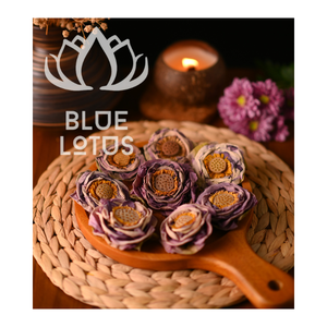 Lotus séché naturel SUPERIOR: Elixir de beauté, mélange de sommeil sain et de relaxation, soutien du foie-LOTUS BLEU - Product Image 1