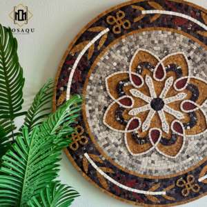 ช่างฝีมือที่ไม่ซ้ำกันทำจากหินกลีบดอกไม้โบราณตกแต่งบ้านบ้านตกแต่งผนังสำเนียง - Product Image 2