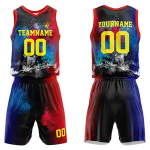 Ensemble d'uniformes de basketball légers pour hommes avec maillot et short – Tenue de sport durable, idéale pour l'entraînement en équipe et la compétition - Product Image 1