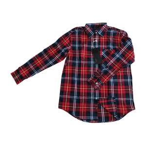 เสื้อเชิ๊ตผู้ชายสไตล์วินเทจ, เสื้อผ้าฝ้าย100% คอตตอนลำลองคอปกตั้งปกติกันรอยยับระบายอากาศได้ดี - Product Image 1