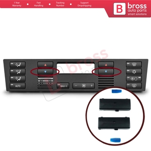แผงควบคุมเครื่องปรับอากาศ BDP88-6 ปุ่มลดอุณหภูมิ สำหรับ X5 E53 2000-2006 ซีรีย์ 5 E39 1996-2003 - Product Image 5