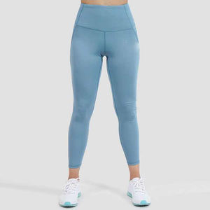Leggings de gymnastique taille haute extensible de haute qualité pour femmes, pantalons de yoga tricotés confortables - Product Image 1