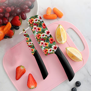 Juego de Cuchillos de Chef Profesionales de Cerámica con Mangos de Plástico, Alta Calidad, 4 Piezas, para Uso en Cocina Comercial, Entrega Rápida - Product Image 3