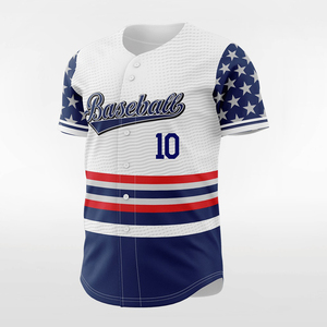 Maillot de baseball personnalisé pour homme SINEWY SPORTS, manches courtes, style universitaire sublimé, fermeture à pression, design rayé, poches - Product Image 5