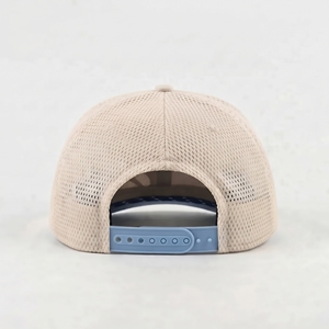 Gorra Trucker de Malla Injae Azul con Estampado de Letras, Venta al por Mayor, Logotipo Personalizado, Alta Calidad, OEM ODM, Bajo MOQ, 50 Paneles, Casual, para Exteriores, Snapback - Product Image 3