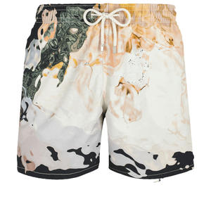 Shorts de bain unisexes personnalisés de haute qualité avec logo imprimé par sublimation, boardshorts, shorts de plage, 100% polyester, séchage rapide, personnalisable - Product Image 6