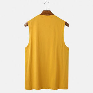 Nuevo diseño, venta al por mayor, ropa activa, camiseta sin mangas de ajuste regular para hombres, el mejor precio, camisetas sin mangas de secado rápido para hombres de calidad superior - Product Image 2