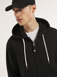 Sweat à capuche zippé de qualité supérieure, tissu doux et chaud, manches longues, pour vêtements de sport décontractés et personnalisation de marque - Product Image 3