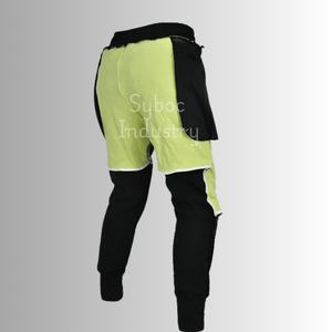 Pantalon de course d'hiver unisexe pour hommes vêtements de sport imperméables et coupe-vent jeans de grande taille Protection amovible Motocross personnalisé - Product Image 4