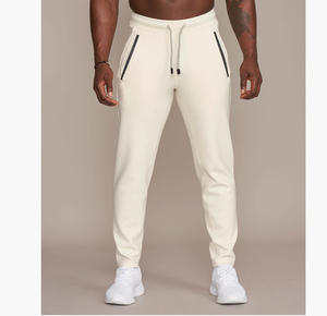 Ensemble de survêtement décontracté pour homme avec fermeture éclair intégrale et motif imprimé, taille XS, 2 pièces pour l'échauffement - Product Image 1