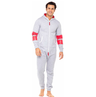 Vêtements d'hiver en polaire tricoté en polyester/coton mélangé à manches longues Onesie pour hommes respirant personnalisé de haute qualité moderne décontracté