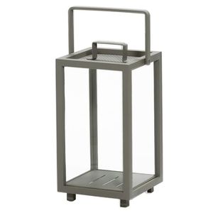 Portavelas de Metal con Marco de Vidrio, Portavelas Aromático, Exhibición de Mesa, Farol de Metal, Color Personalizado, Decoración Navideña - Product Image 6