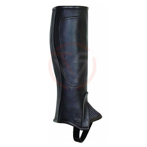Different Color And Design Horse <b>Riding</b> Leather Full <b>Chaps</b> Pakistan Manufacturer Custom Logo Made In Pakistan - Product Image 2