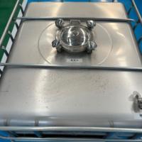 Réservoir IBC en acier inoxydable de 1000 L pour le stockage et le transport de liquides chimiques, d'eau, d'huile et d'aliments, fourniture directe d'usine