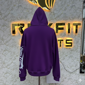 Sweat à capuche zippé unisexe en molleton 100 % coton, respirant, écologique, uni, conçu sur mesure par un fabricant professionnel pour l'hiver - Product Image 2