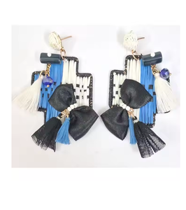 Vente chaude ethnique graine perlée boucles d'oreilles pour femmes Style lapin classique avec perle d'imitation pour les fêtes - Product Image 5