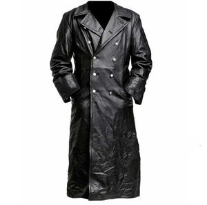 Chaqueta de Motociclista Larga para Mujer, de Primera Calidad, Impermeable, con Exterior de Cuero Sintético y Forro de Piel Sintética - Product Image 4