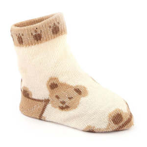 Newborn <b>Booties</b> - Brown - Product Image 1