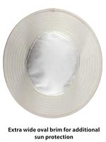 Logo personnalisé pas cher de qualité supérieure 100% coton casquettes de cricket d'arbitre à large bord sport casquette de Panama ronde baseball cricket chapeau de soleil rond