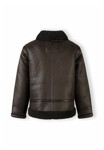 Veste en cuir pour enfants à la mode Garçons Filles Vêtements d'extérieur confortables Vestes élégantes Vente en gros Logo & Design personnalisés - Product Image 5
