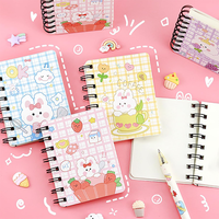 Mini carnet à spirale A7, bloc-notes de poche, journal d'écriture professionnel, papier vierge, petit agenda compact, notes quotidiennes de bureau