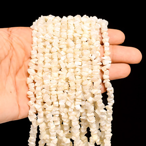 Cuentas de Silverite blancas recubiertas, cuentas de fantasía sin cortar de Silverite blancas recubiertas para la fabricación de joyas, cuentas de piedras preciosas de Silverite blancas - Product Image 5