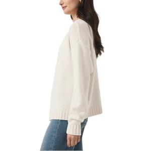 Cárdigan de invierno informal de Color sólido para mujer, suéter con ribete de perlas, prendas de punto de Bangladesh, tejido por ordenador - Product Image 3