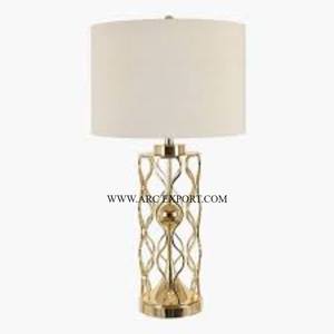 โคมไฟตั้งพื้นชุบทองสำหรับตกแต่งโต๊ะโคมไฟงานแต่งงานและบ้านในร่มขนาดใหญ่ - Product Image 4