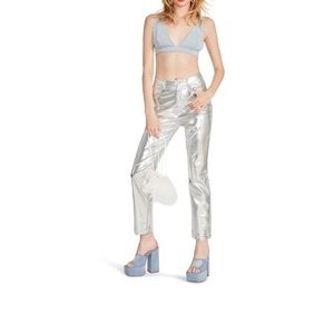 OEM Custom Service Factory Clothing Ladies Black <b>Trousers</b> Custom Logo Women Faux <b>Leather</b> <b>Plus</b> <b>Size</b> Pants Supplier From BD - Product Image 5