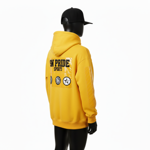 Sweat à capuche personnalisé avec broderie vintage 2025 pour homme, imprimé, en molleton délavé à l'acide, à capuche, hiver, séchage rapide et respirant - Product Image 4